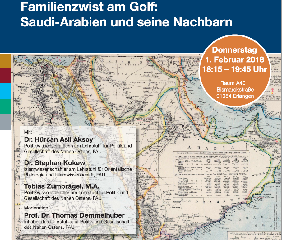 Zum Artikel "Podiumsdiskussion: Familienzwist am Golf: Saudi Arabien und seine Nachbarn (1. Februar 2018)"